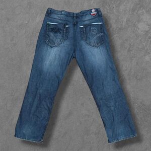 Vintage Coogi Jeans Wide Leg Embroidered Y2K Streetwear Denim Jeans 40x35